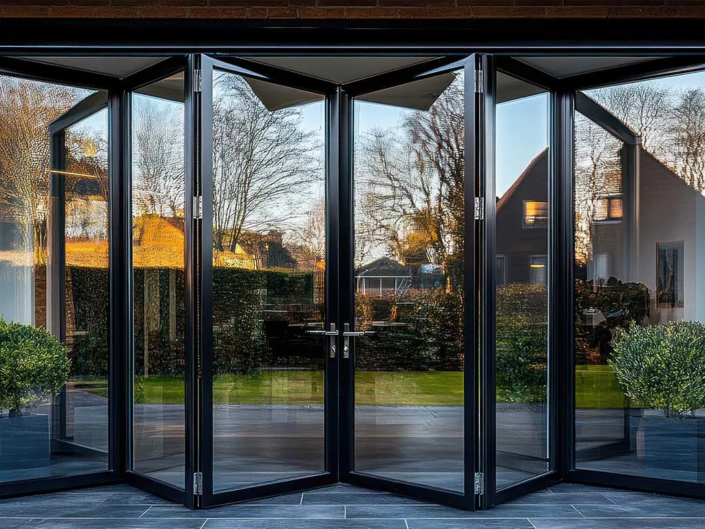 Premium aluminium bifold door installation