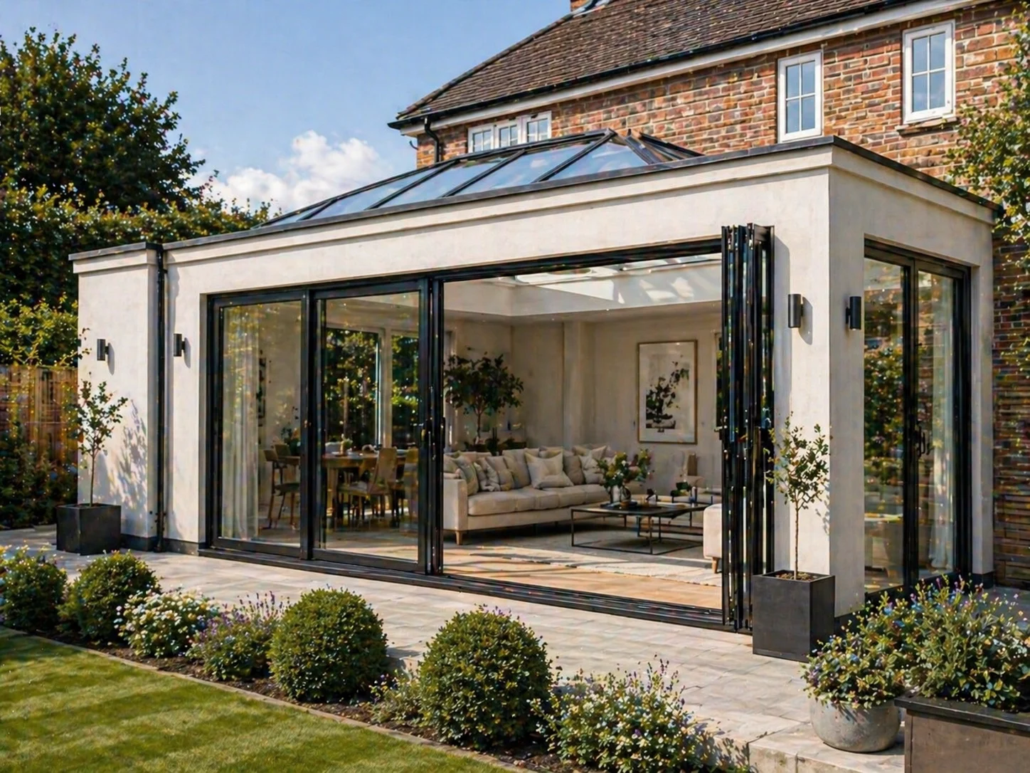 Completed living space glazing project by Coziluxe